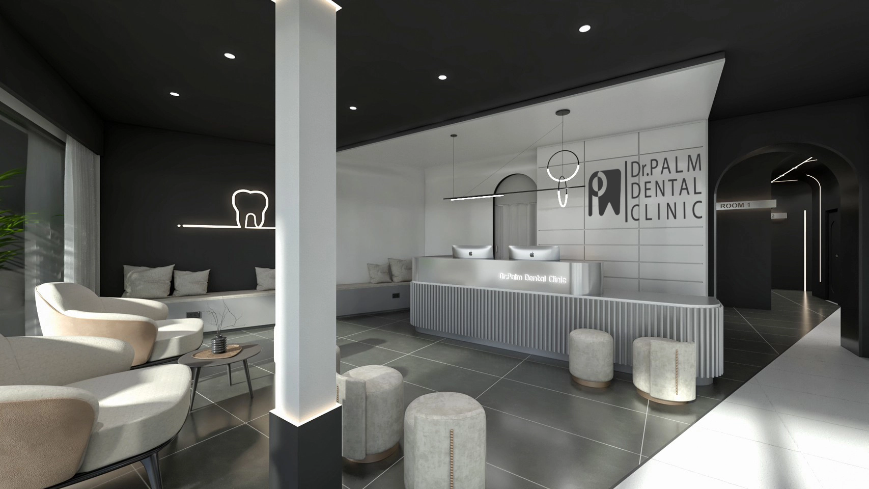 บรรยากาศ Dr.PALM Dental Clinic
